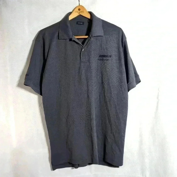 SUNOCO FUELS Navy Blue Polo Shirt by Izod sz L - Picture 1 of 6